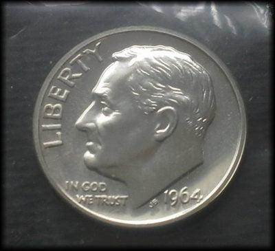 1964 Silver Roosevelt Dime