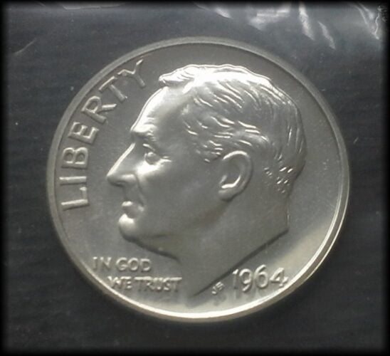 1964 Silver Roosevelt Proof Dime - Collectible Investors