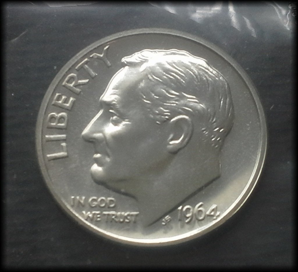 20150413_163917 1964 Silver Roosevelt Dime