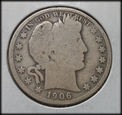 1906-D Silver Barber Half Dollar