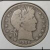 1908-O Silver Barber Half Dollar