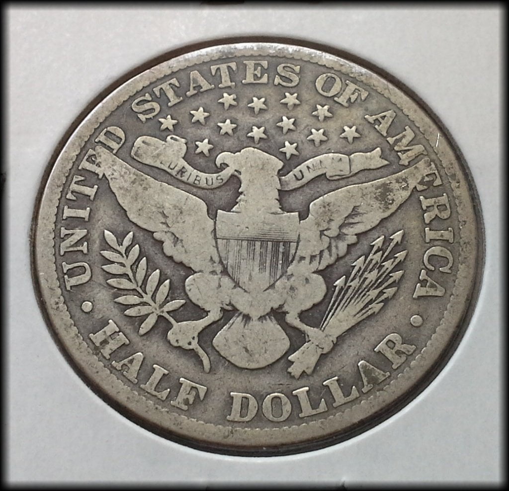 1911 Silver Barber Half Dollar - Image 2