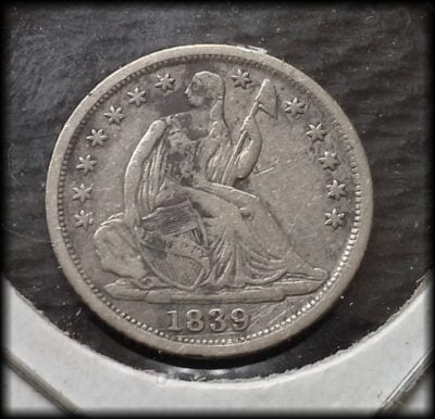 1839-O Silver Seated Liberty Half Dime