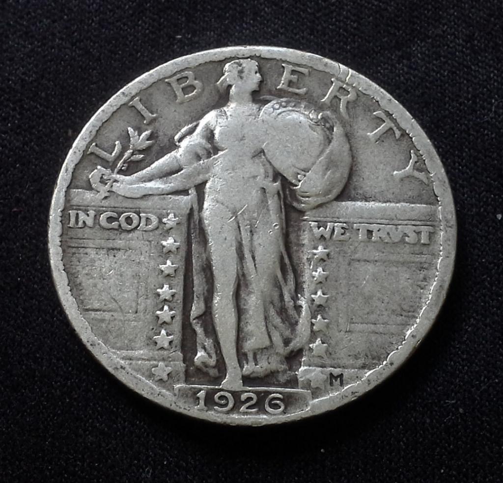 1926 Silver Standing Liberty Quarter