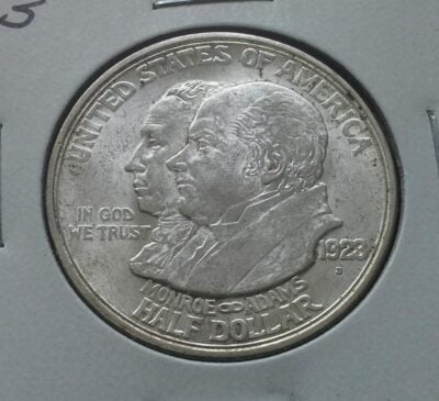 1923-S Monroe Doctrine Silver Half Dollar