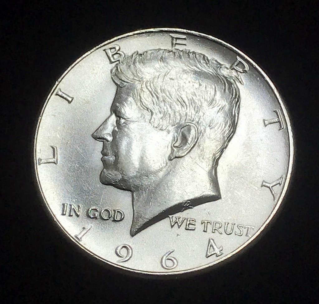 1964 Silver Kennedy Half Dollar - BU