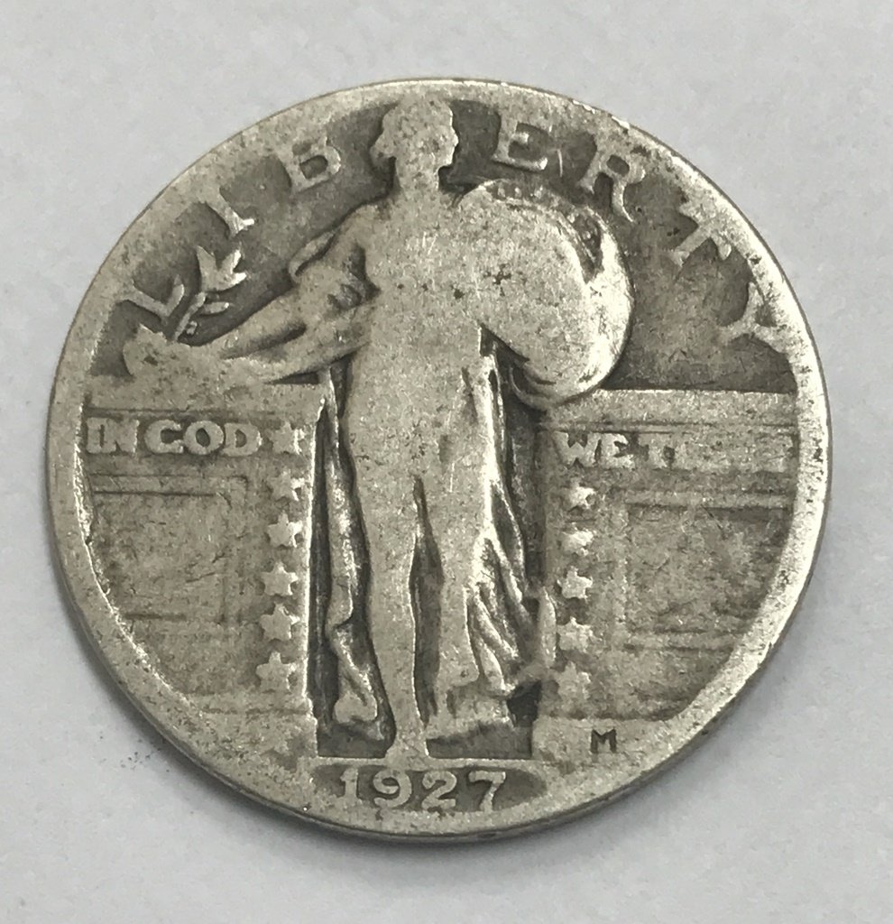 Silver Standing Liberty Quarter - Average Circulated