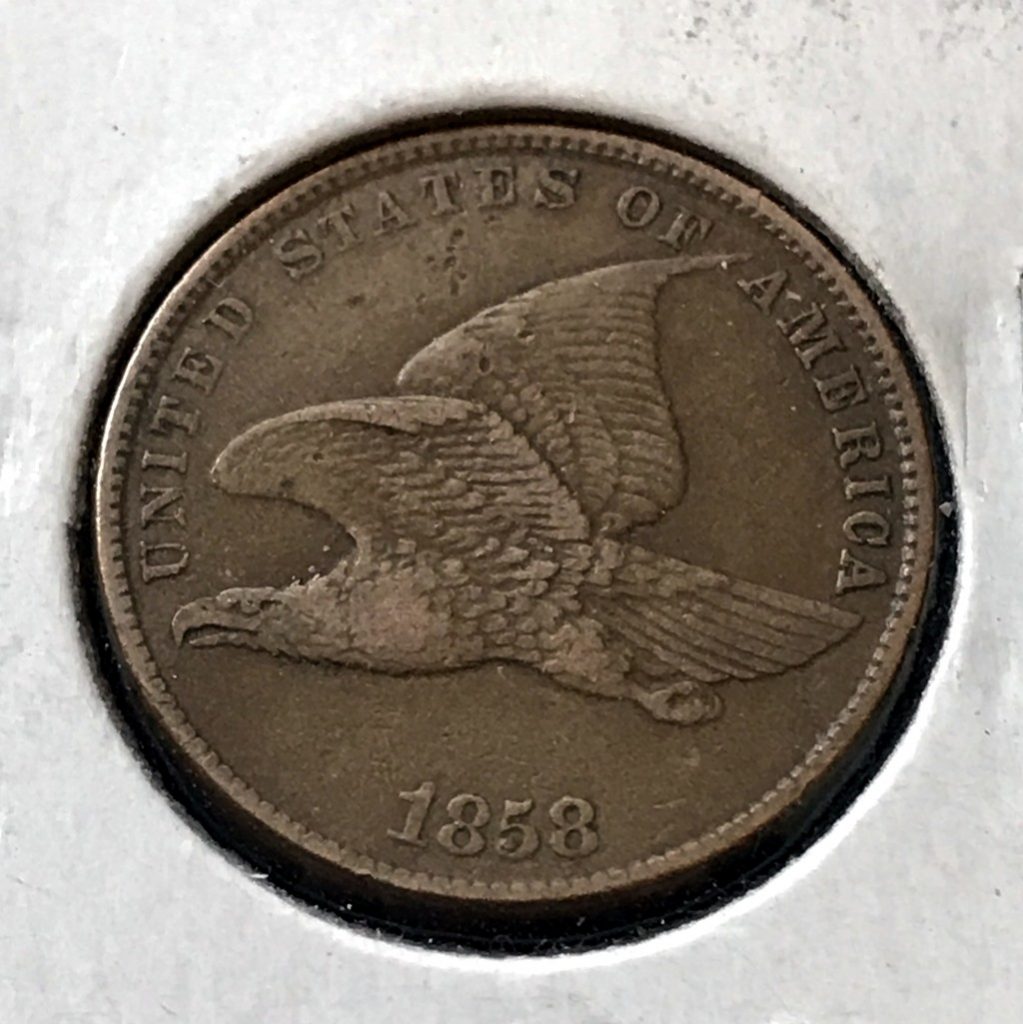 1858 Flying Eagle Cent SL - XF