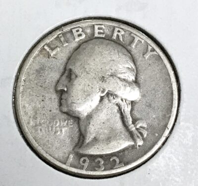 1932 Silver Washington Quarter #1813