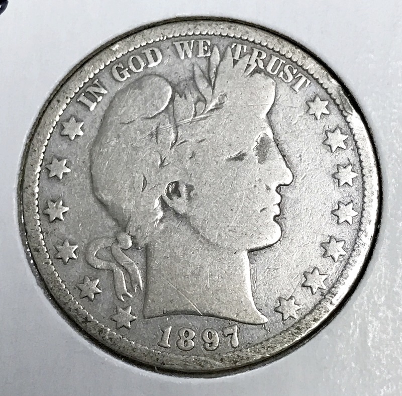 1897-O Silver Barber Half Dollar -G/VG #1395