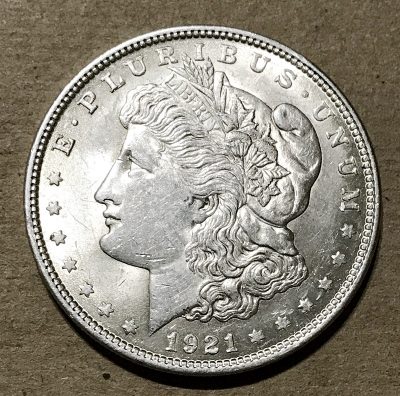 1921 Morgan Silver Dollars - AU #1720
