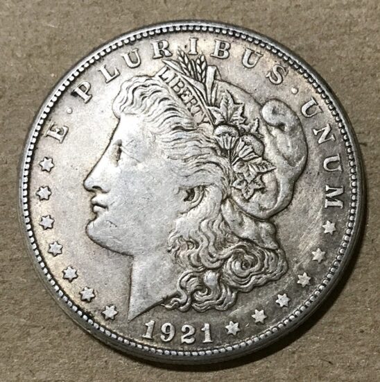 1921-S Morgan Silver Dollars - VF