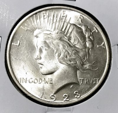 1923 Silver Peace Dollar BU #1734