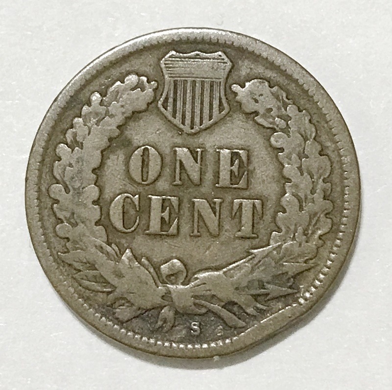 1908-S Indian Head Cent - VG #1745 - Image 2
