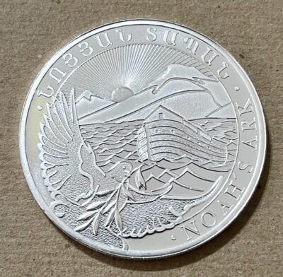 2021 Armenia 500 Dram 1oz .999 Noah's Ark