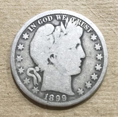 1899-O Silver Barber Half Dollar