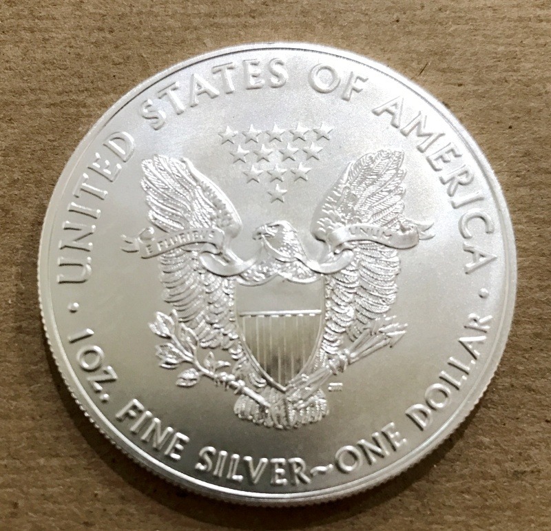 2018 BU American Silver Eagle 1 oz .999 - Image 2