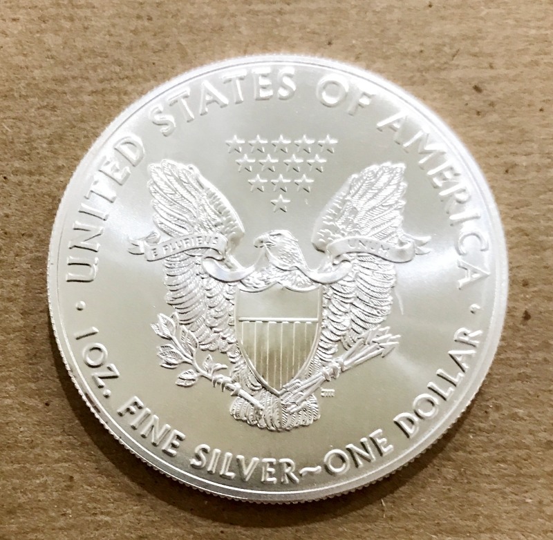 2019 BU American Silver Eagle 1 oz .999 - Image 2