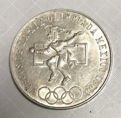 1968 Silver Estados Unidos Mexicanos 25 Pesos