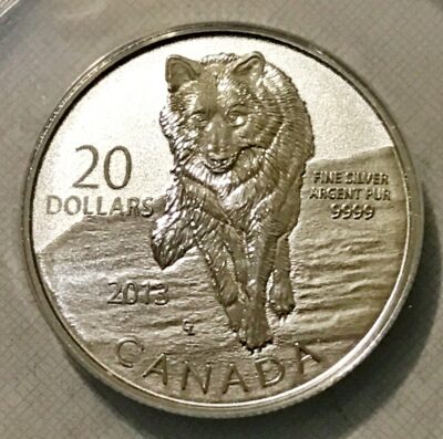 2013 $20 Canadian Wolf First Release ANACS MS 70 DCAM