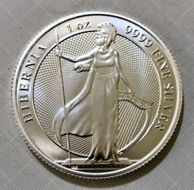 2022 1 oz Tokelau Silver Hibernia Coin