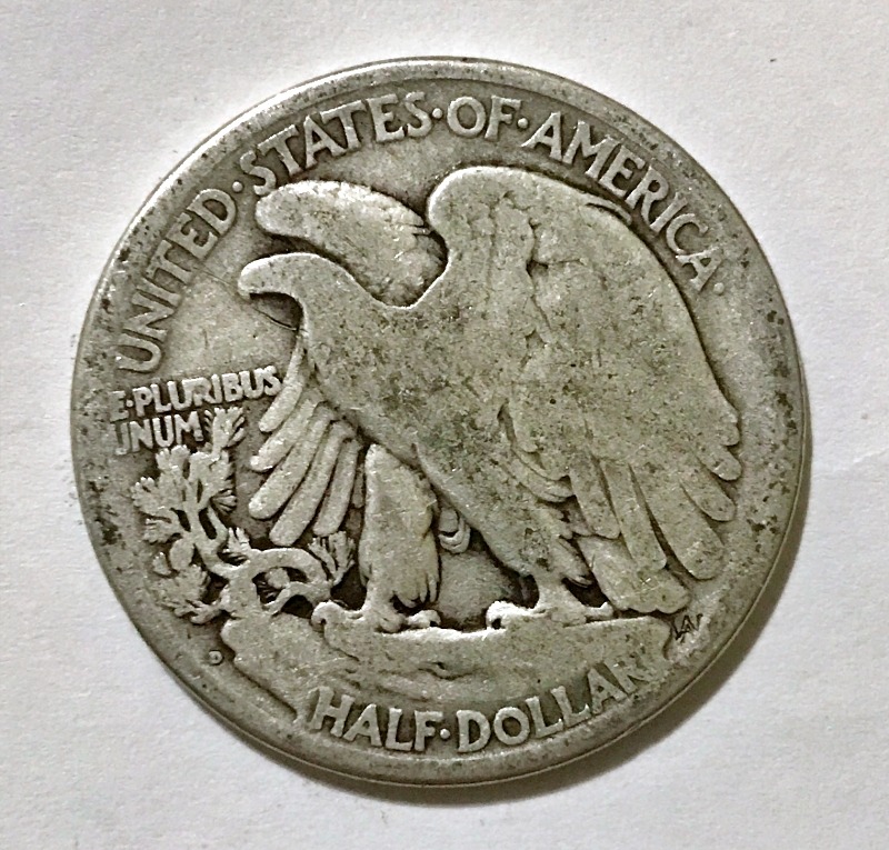 1918-D Silver Walking Liberty Half Dollar - Good - Image 2