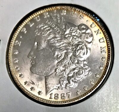 1887 Morgan Silver Dollar - BU