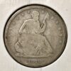 1840 O Seated Liberty Half Dollar 50c