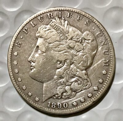 1890-CC Morgan Silver Dollar