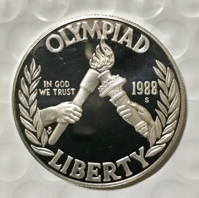 1988 S Olympics (Seoul) Proof Cameo Silver Dollar