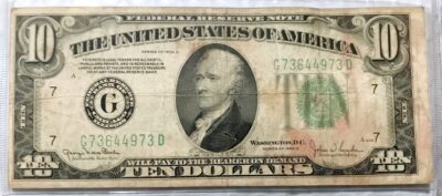 1934D $10 Chicago, IL Federal Reserve Note