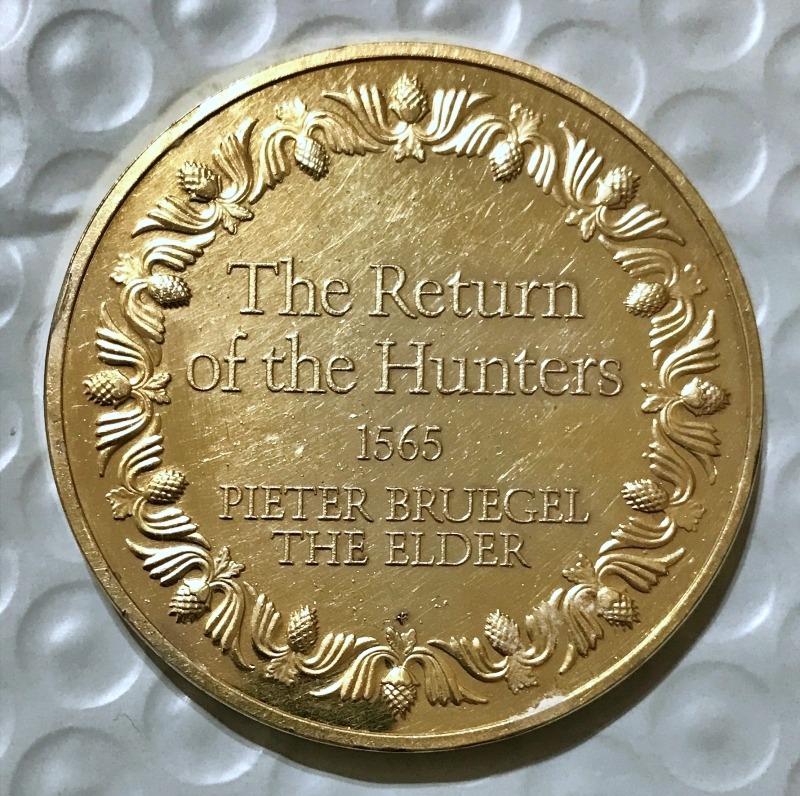 1974 Franklin Mint "The Return of the Hunters" 65.6g Sterling Medal - Image 2