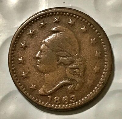 civil war token