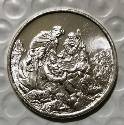 Merry Christmas 1 oz .999 Silver Round
