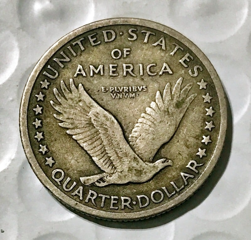 1917 Type I Silver Standing Liberty Quarter - Collectible Investors