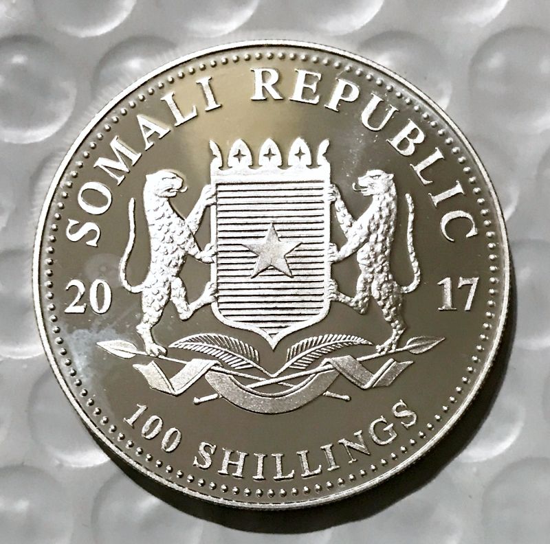 2017 Somalia Elephant 1oz .9999 Silver - Image 2