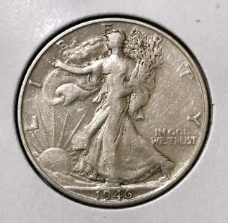 1946-S Silver Walking Liberty Half Dollar
