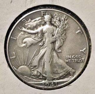 1941 Silver Walking Liberty Half Dollar Choice