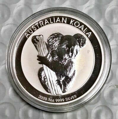 2020 Australia 1 oz Silver Koala BU