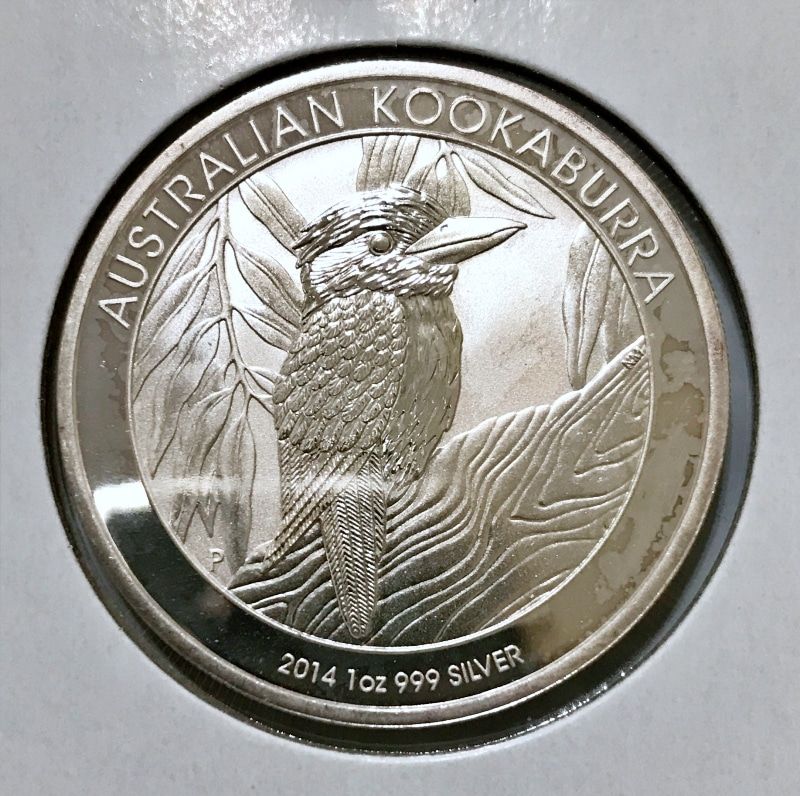 2014 Australia 1 oz .999 Silver Kookaburra