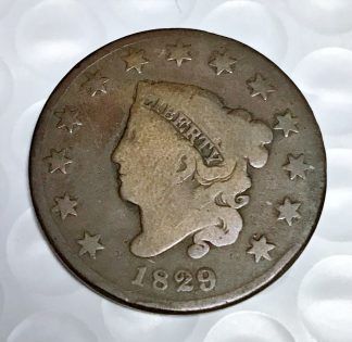 1829 Coronet Liberty Head Large Cent