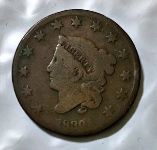 1830 Coronet Liberty Head Large Cent