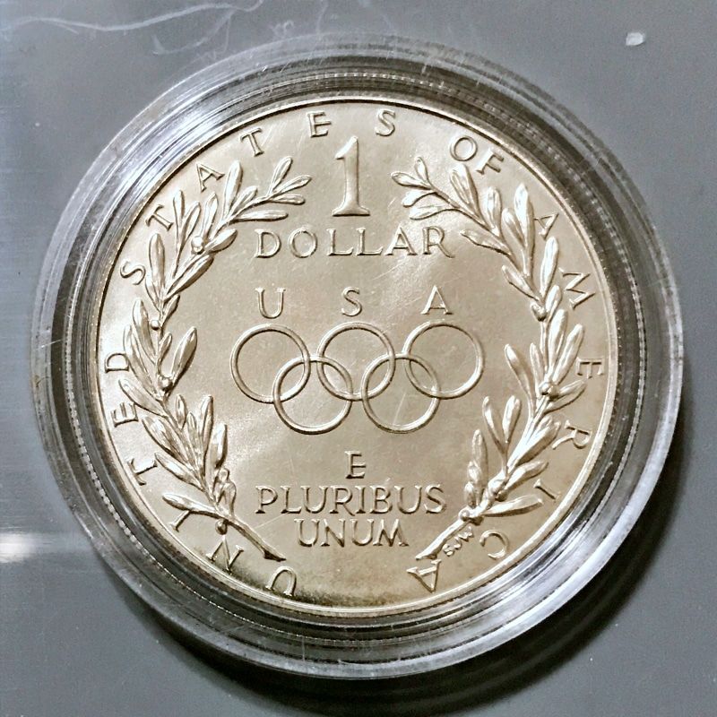 1988 D Olympics (Seoul) BU Silver Dollar - Image 2