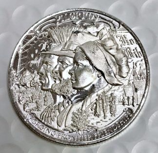 2020 Frontiers 1 oz Silver Round - Pilgrims