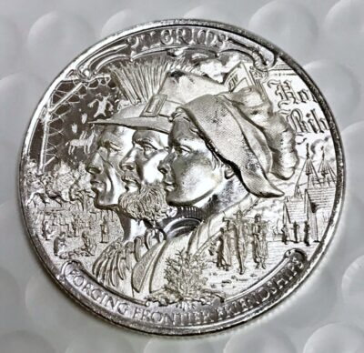 2020 Frontiers 1 oz Silver Round - Pilgrims
