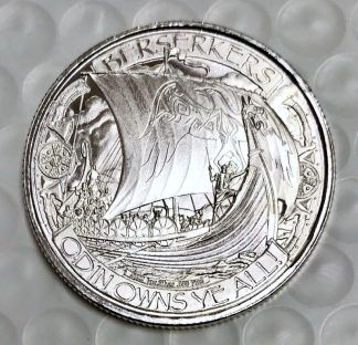 2022 Valhalla Vikings Berserkers Odin Owns Ye All 1 oz .999 Silver Round