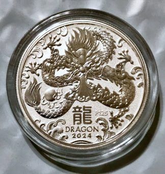 2024 Australia Silver 1/2 oz .9999 Dragon