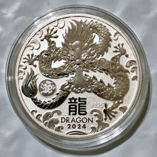 2024 Australia Silver 1 oz .9999 Dragon