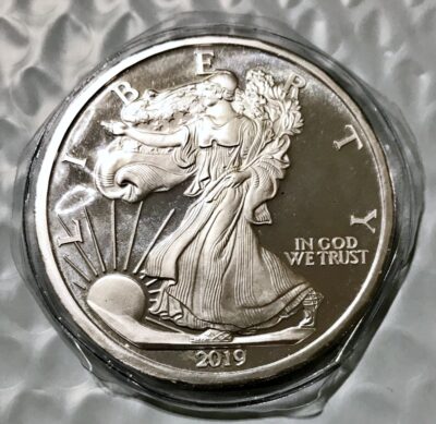 2019 Silvertowne 5 oz .999 Silver Eagle