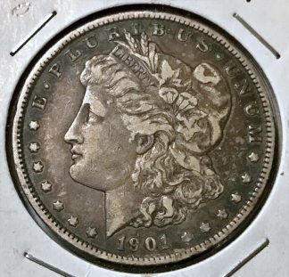 1901-O Morgan Silver Dollar - Very Fine Dark